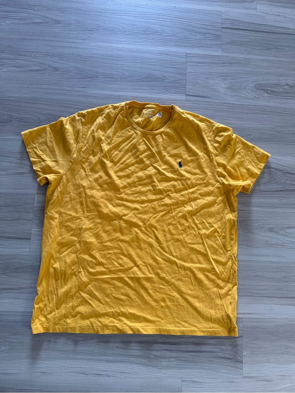 Polo by Ralph Lauren Men’s Yellow Short Sleeve Crew Tee